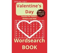 Valentine's Day Word Search Puzzle Book: Word Searches with Easy to Read Print about Valentine's Day and More | 6x9 inches, 110 pages |50+ Puzzles… Gift for Vacations, Holidays, and Free Times