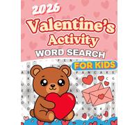 Valentines Gift for Kids, Word Search Puzzle book: Valentine's Day Word Find Activity Book for Children