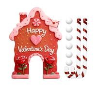 Valentines Golf Game - Portable Indoor Mini Putting, Course Party Activity with Golf Club Balls Practice Fun Gift Choice for Couples Men Women Lovers Family Friends Home Holiday Event Entertainment