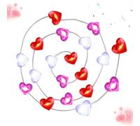 Valentines Lights - ABS Material, LED Love Sign, Battery Powered Flexible | Warm Glow Decorative, Heart Lights, Romantic Decor For Bedroom Lighting, Living Room Decor, Garden Display, Wedding Party