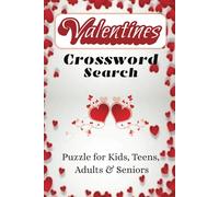 Valentines Word Search Puzzle: Easy to Read Word Find Puzzle Book for Seniors & Teens, A great way to relieve stress and unwind. 6 X 9 inches | 250 Puzzles | Suitable for all ages.
