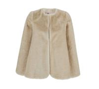 VALENTINI 1972 - Mantella Trapezoidale in Finta Pelliccia - - Jackets - Donna - Beige - S