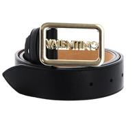 Valentino Around Plaque Buckle Belt W85 Nero/Oro - accorciabile