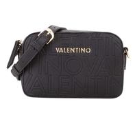 Valentino - Pansy - Camera bag nera a tracolla con logo in rilievo-Nero No Size
