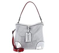 VALENTINO borsetta Label Bucket Bag Argento