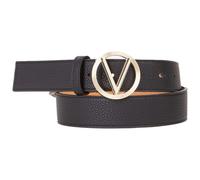 VALENTINO cintura Hampton Plaque Buckle Belt W105 Nero / Oro