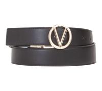 VALENTINO cintura Roof Pin Buckle Belt W105 Nero / Oro