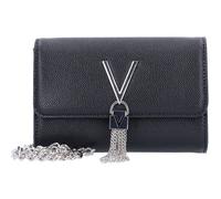 Valentino Bags Borsa a tracolla Divina pelle sintetica, nero, donna, 17 x 12 x 5
