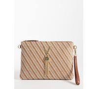 Valentino - Divina - Pochette estiva a righe neutre-Neutro No Size