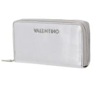 Valentino Divina, Zip Around Wallet da Donna, Argento, Taglia Unica, argento, Talla única