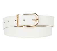 Valentino Double Apparel Belt, Bianco/Ecru Oro, Regolare Unisex Adulto
