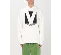 Valentino Felpa Chez in cotone con logo S Avorio