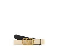 Valentino Garavani, ,Accessories ,Donna ,Bianco ,85 CM Cintura in pelle con logo