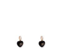 Valentino Garavani, ,Accessories ,Donna ,Nero ,ONE SIZE Coeur Royal Earrings