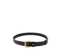 Valentino Garavani, ,Accessories ,Uomo ,Nero ,90 CM Cintura in Pelle Nera con Logo V