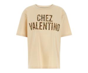 Valentino Garavani - Après L Hiver T-Shirt - - Tops - Donna - Beige - M
