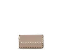 Valentino Garavani Beige Calf Leather Bos Taurus Wallet