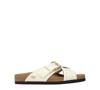 Valentino Garavani Beige Leather Slippers - EU40/US10