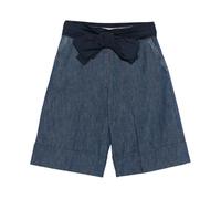 Valentino Garavani - Bermuda in Denim con Fiocco Oversize - - Shorts - Donna - Blu - S