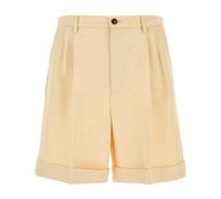 Valentino Garavani - Bermuda in Iuta Color Crema - - Shorts - Uomo - Giallo - L