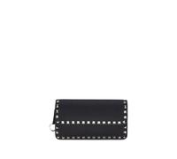 Valentino Garavani Black Calf Leather Bos Taurus Clutch Bag