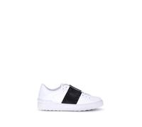 Valentino Garavani Black Calf Leather Bos Taurus Low Top Sneakers - EU36/US6