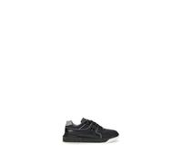Valentino Garavani Black Calf Leather Bos Taurus Low Top Sneakers - EU42.5/US9.5