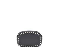 Valentino Garavani Black Calf Leather Bos Taurus Shoulder Bag