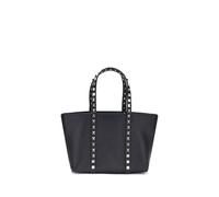 Valentino Garavani Black Calf Leather Bos Taurus Shoulder Bag