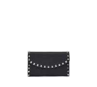 Valentino Garavani Black Calf Leather Bos Taurus Wallet