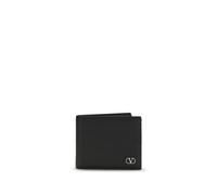 Valentino Garavani Black Calf Leather Bos Taurus Wallet