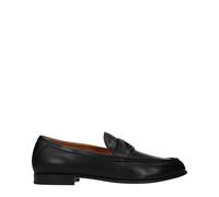 Valentino Garavani Black Leather Slip-On Loafers - EU44/US11