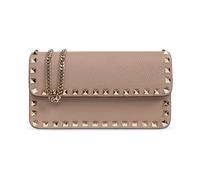 Valentino Garavani - Borsa a spalla in pelle Rockstud - - Accessories - Donna - Beige - ONE SIZE