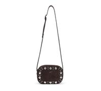 Valentino Garavani - Borsa a Tracolla Marrone con Dettagli Argento - - Bags - Uomo - Marrone - ONE SIZE