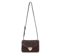 Valentino Garavani - Borsa a tracolla Rockstud piccola in pelle scamosciata - - Bags - Donna - Marrone - ONE SIZE