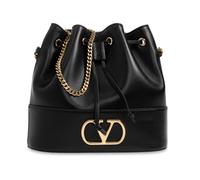 Valentino Garavani - Borsa in Pelle con Logo - - Bags - Donna - Nero - ONE SIZE