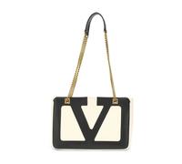 Valentino Garavani - Borsa in pelle nera con logo V - - Bags - Donna - Nero - ONE SIZE
