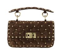 Valentino Garavani - Borsa Rockstud Spike Piccola - - Bags - Donna - Marrone - ONE SIZE