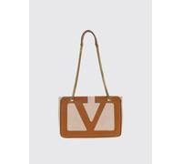 VALENTINO GARAVANI Borsa Viva Superstar in nappa e canvas OS Naturale
