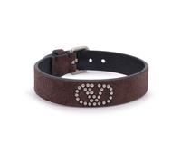Valentino Garavani - Bracciale in Pelle - - Accessories - Uomo - Marrone - ONE SIZE