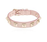 Valentino Garavani - Bracciale in Pelle Rockstud - - Accessories - Donna - Rosa - ONE SIZE