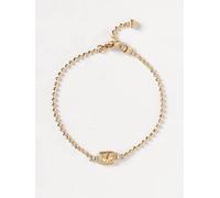 VALENTINO GARAVANI Bracciale Ovalette in ottone con Swarovsky M Oro