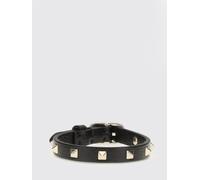 VALENTINO GARAVANI Bracciale Rockstud in pelle di capra con borchie OS Nero