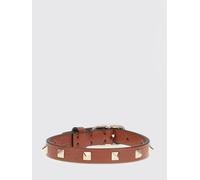 VALENTINO GARAVANI Bracciale Rockstud in pelle di capra con borchie OS Rosso