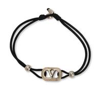 Valentino Garavani - Bracciale Vlogo Cord - - Accessories - Uomo - Nero - ONE SIZE