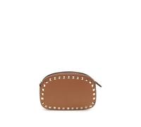 Valentino Garavani Brown Calf Leather Bos Taurus Shoulder Bag