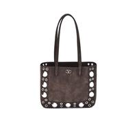 Valentino Garavani Brown Calf Leather Bos Taurus Shoulder Bag