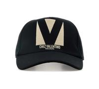 Valentino Garavani - Cappello da baseball in cotone - - Accessories - Donna - Nero - 57 CM