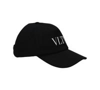 Valentino Garavani - Cappello in Cotone Nero con Logo e Fibbia - - Accessories - Uomo - Nero - ONE SIZE