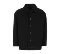 Valentino Garavani - Cappotto in misto lana - - Jackets - Uomo - Nero - L